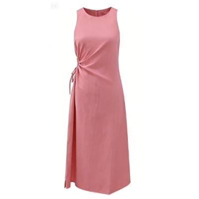 Minimalist Polished Smooth Versatile Customized Comfortable Woman's Midi Dress
