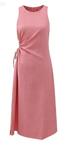 Minimalist Polished Smooth Versatile Customized Comfortable Woman's Midi Dress