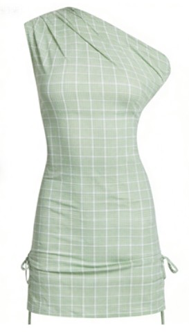 One shoulder Modern Bodycon Lightweight Versatile Sleek Delicate Woman's Mini Dress