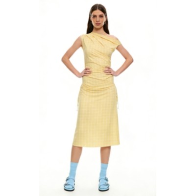 One shoulder Modern Bodycon Lightweight Versatile Sleek Delicate Woman's Mini Dress