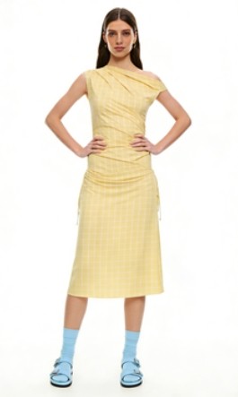 One shoulder Modern Bodycon Lightweight Versatile Sleek Delicate Woman's Mini Dress