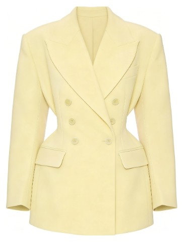 Timeless sharp Structured shoulders Relaxed Smooth Business Ladies Fashionable Blazer