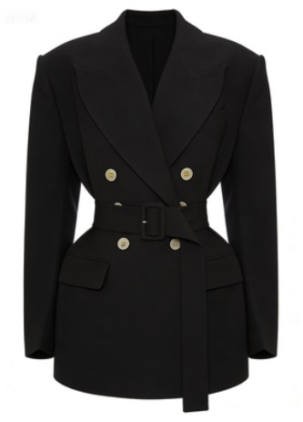 Timeless sharp Structured shoulders Relaxed Smooth Business Ladies Fashionable Blazer