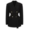 Timeless sharp Structured shoulders Relaxed Smooth Business Ladies Fashionable Blazer