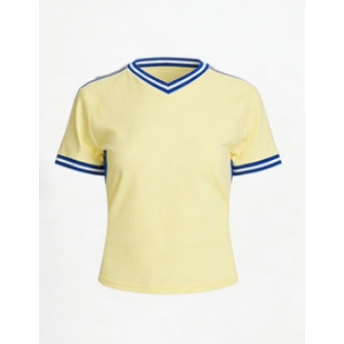 Casual Leisure Light V neckline High quality Sports style Lightweight Woman's Blouses