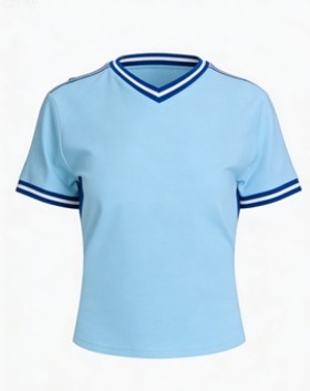 Casual Leisure Light V neckline High quality Sports style Lightweight Woman's Blouses