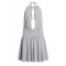 Halter neckline Open back Casual Elegance Hot sale Fashionable Woman's Midi Dress
