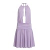 Halter neckline Open back Casual Elegance Hot sale Fashionable Woman's Midi Dress