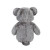 Custom Dark Grey Plush Bear  |   Soft furry gray plush bear