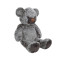 Soft furry gray plush bear | Diversified customization of plush bear | Professional customization manufacturer
