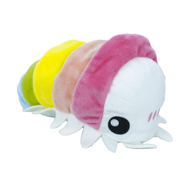 Rainbow Millipede Plush Toy | Custom Plush Insect Toy | Rich Colors Available