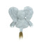 Customized gray elephant plush toy | There are multiple materials to choose from