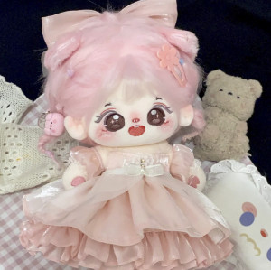 20cm Cotton Doll | Custom Idol Doll with Celebrity Image | Dress up the Doll Yourself