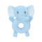 customized baby plush elephant hand bell toy