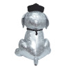 Exclusive customized oversized plush toy | Silver Leather Plush Toy | Custom Plush Toy with Different Senarios
