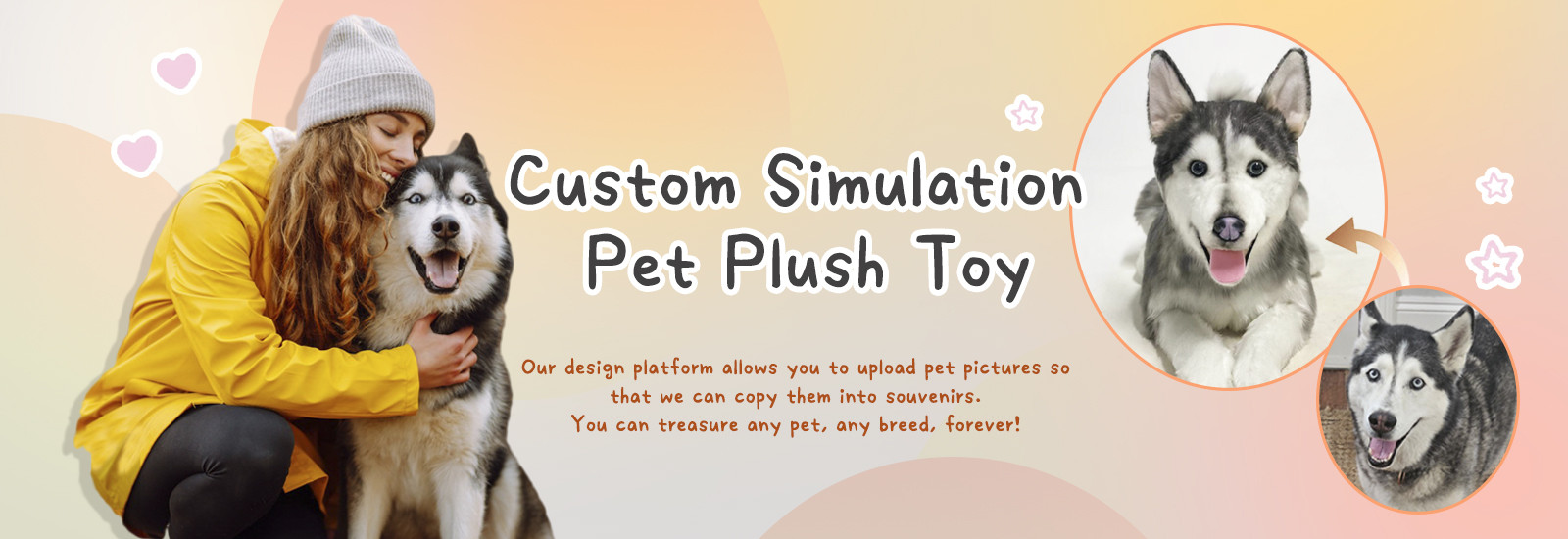 Custom Simulation Pet Plush Toy