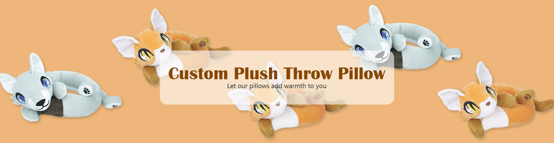 Custom Plush Throw Pillow