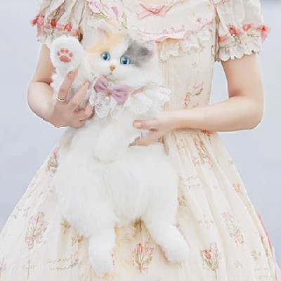 Bag of Simulation Plush Cat | Realistic Cat Shape Backpack | Lifelike Cat Plush Bag