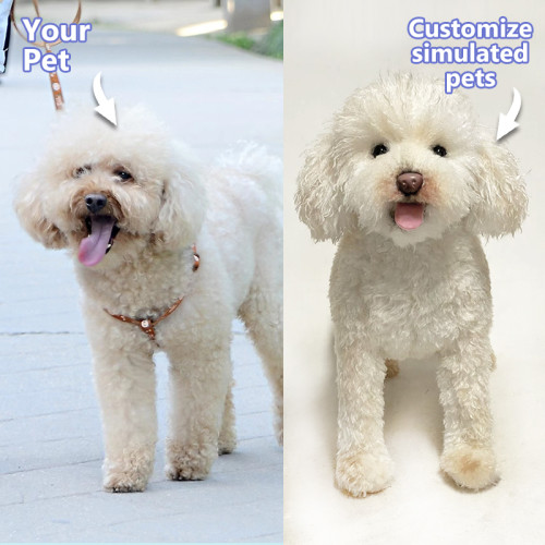 Custom Simulation Maltese Dog | Custom Realistic Pet | Emotional Support Clone Pet