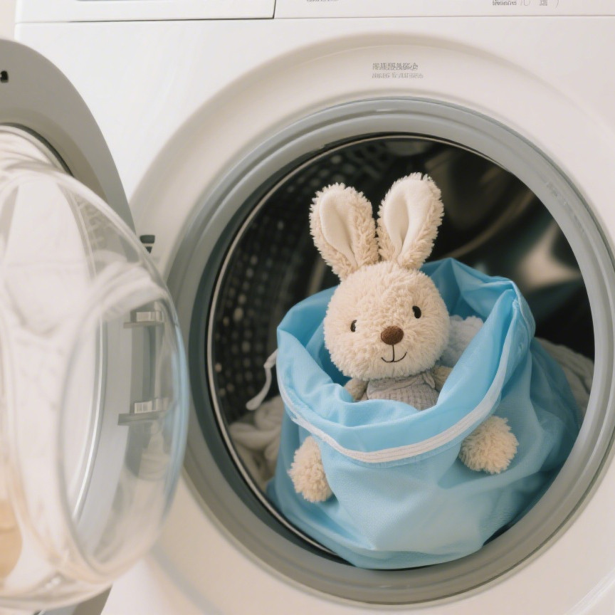 Cleaning methods for plush toys