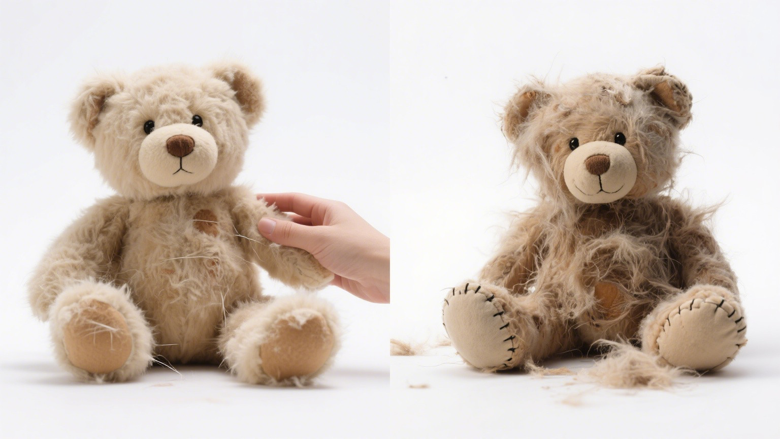 Solutions for shedding from plush toys