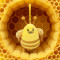 Yellow bee plush pendant | Cute backpack key pendant