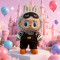 Plush toy clothing  |  Custom-made hamburger overalls