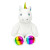 Customized Rainbow Unicorn Fleece Toys  |  Supports customization of plush animals