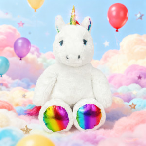 Customized Rainbow Unicorn Fleece Toys  |  Supports customization of plush animals