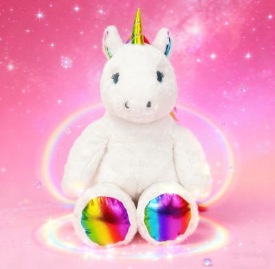 Customized Rainbow Unicorn Fleece Toys  |  Supports customization of plush animals