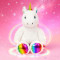 Customized Rainbow Unicorn Fleece Toys  |  Supports customization of plush animals