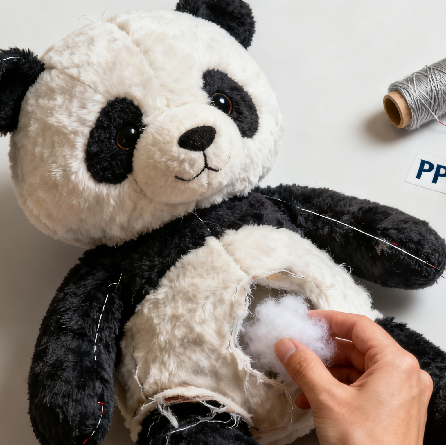 Fluffy techniques for filling cotton in plush toys