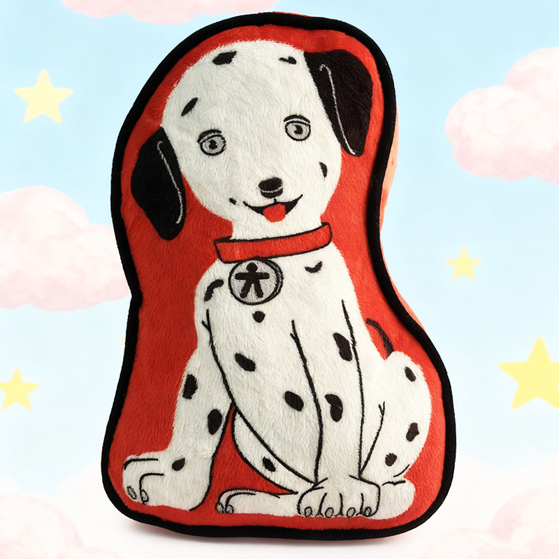 Dalmatian plush pillow