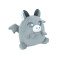 Grey one-horned pig plush toy | Supports custom plush animals