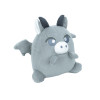 Grey one-horned pig plush toy | Supports custom plush animals