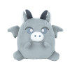 Grey one-horned pig plush toy | Supports custom plush animals