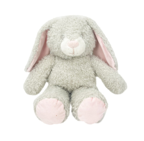 Customized Grey pink rabbit plush toys |Children's rabbit plush toys