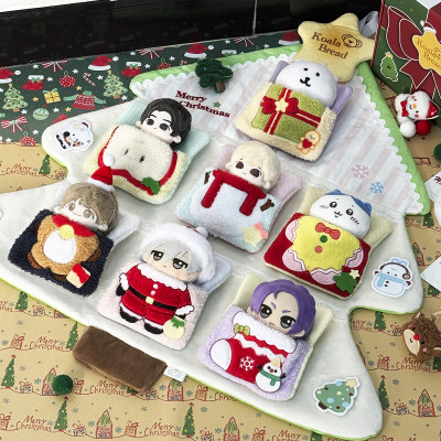 Customized Christmas-style toy sleeping bag  | Plush Christmas surprise gift