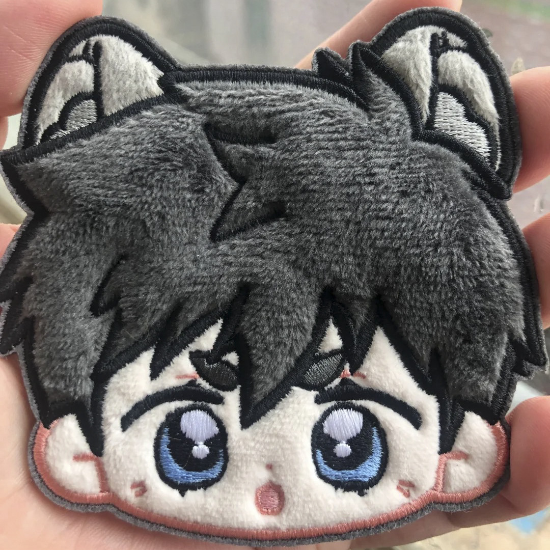 Plush toy embroidery display