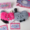 Wolffy & Red Wolf Valentine Magnetic Plush Keychain | Couple Heart Matching Plush Charm | Gift Collectible Toy