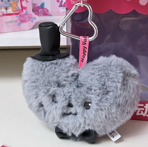 Wolffy & Red Wolf Valentine Magnetic Plush Keychain | Couple Heart Matching Plush Charm | Gift Collectible Toy