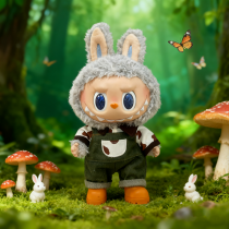 custom plush toy clothes  |  Custom cowhide denim overalls