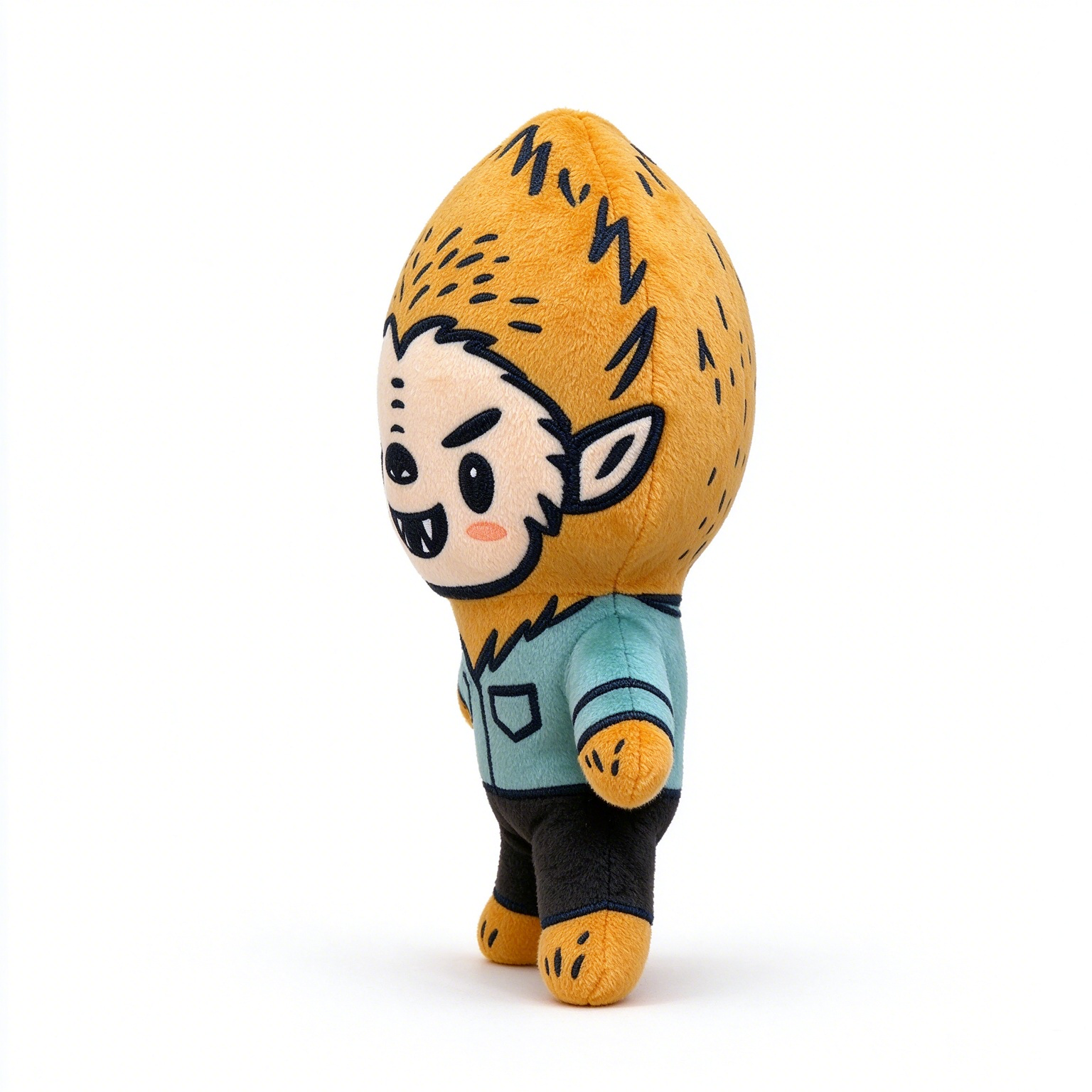 Custom Printed Flat Plush Keychain