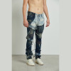 Jeans patchwork personnalisés DiZNEW pour streetwear | Fabricant de jeans pour hommes en gros