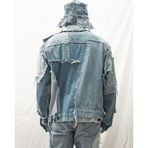 DiZNEW Wholesale Jeans Jacket For Streetwear | Men's Denim Jacket Custom Factory