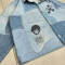 Custom Patchwork Printing Denim Shirt | Men Denim Jeans Manufacturer Factory