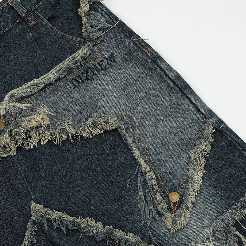 Hersteller von kundenspezifischen Patchwork-Jeans