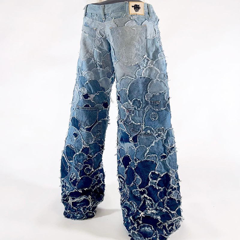 patchwork Jeans factory