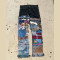 DiZNEW Wholesale Vintage Jacqaurd Tapestry Patches Denim Patchwork | Custom Men Jeans Factory