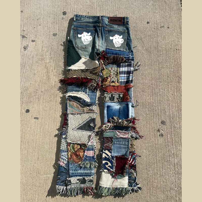 Custom Patchwork Jeans Manufacturer